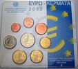 Griechenland 3,88 Euro,Kursmünzensatz 1 Cent-2 Euro Republik -