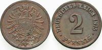 Kleinmünzen-Kaiserreich 2 Pfennig Kleiner Adler -