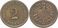 Kleinmünzen-Kaiserreich 2 Pfennig Kleiner Adler -