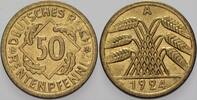 Kleinmünzen - Weimarer Republik 50 Rentenpfennig Weimarer Republik -