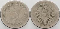 Kleinmünzen-Kaiserreich 5 Pfennig Kleiner Adler -