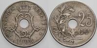Belgien-Königreich 25 Centimes Leopold II 1865-1909. -