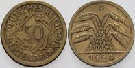 Kleinmünzen - Weimarer Republik 50 Rentenpfennig Weimarer Republik -