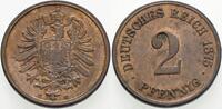 Kleinmünzen-Kaiserreich 2 Pfennig Kleiner Adler -