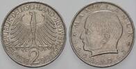 2 Mark Kursmünzen 2 Deutsche Mark 1966 F Max Planck Sehr schön 33.37 元 含税 ＋  83.41 元 运费