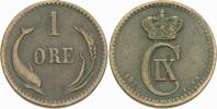 Dänemark 1 Ore Christian IX. 1863-1906. -
