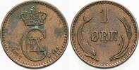 Dänemark 1 Ore Christian IX. 1863-1906. -