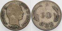 Dänemark 10 Ore Christian IX. 1863-1906. -