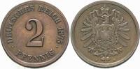Kleinmünzen-Kaiserreich 2 Pfennig Kleiner Adler -