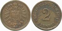Kleinmünzen-Kaiserreich 2 Pfennig Kleiner Adler -