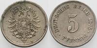 Kleinmünzen-Kaiserreich 5 Pfennig Kleiner Adler -
