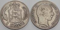 Dänemark Krone Christian IX. 1863-1906. -