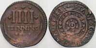 Osnabrück-Stadt 4 Kupferpfennig -