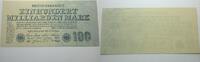 Banknoten nach Rosenberg 100 Milliarden Mark Geldscheine der Inflation, 1919 - 1924 -