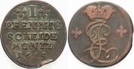 Hildesheim Bistum 1 Pfennig Jobst Edmund von Brabeck 1688-1702 -