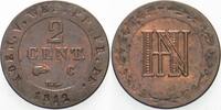 Westfalen, Königreich 2 Centimes Hieronymus Napoleon 1807-1813. -