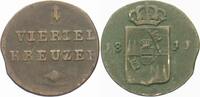 Würzburg 1/4 Kreuzer Ferdinand von Österreich 1806-1814 -