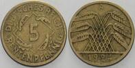 Kleinmünzen - Weimarer Republik 5 Rentenpfennig 1924 A Weimarer Republik... 8.37 元 含税 ＋  83.67 元 运费