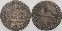 Braunschweig-Wolfenbüttel 1/12 Taler Karl Wilhelm Ferdinand 1780-1806. -