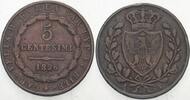 Italien 5 Centesimi 1826 Karl Felix 1821-1831. Fast sehr schön 150.61 元 含税 ＋  83.67 元 运费