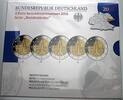 Deutschland 5 x 2 Euro FREISTAAT SACHSEN -