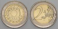 Slowenien 2 Euro 30 JAHRE EU - FLAGGE -