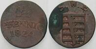 Sachsen-Weimar-Eisenach 1 1/2 Pfennig Carl August 1775-1828. -