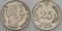 Dänemark 25 Ore Christian IX. 1863-1906. -
