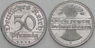 Kleinmünzen - Weimarer Republik 50 Pfennig 1919 A Ersatz- und Inflations... 41.84 元 含税 ＋  83.67 元 运费