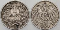 Kleinmünzen-Kaiserreich 1 Mark Grosser Adler -