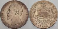 Sachsen-Meiningen Vereinstaler Bernhard Erich Freund 1803-1866. -