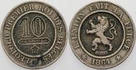 Belgien-Königreich 10 Centimes Leopold I 1831-1865. -