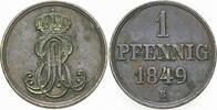 Hannover 1 Pfennig Ernst August 1837-1851. -