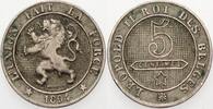 Belgien-Königreich 5 Centimes Leopold I 1831-1865. -
