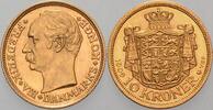 Dänemark 10 Kroner Frederik VIII. 1906-1912. -