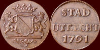 Utrecht Duit NOORDELIJKE NEDERLANDEN (NETHERLANDS) - REPUBLIEK, 1581-1795 - STAD UTRECHT - -