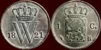 Koninkrijk der Nederlanden 1 Cent 1821 NEDERLAND (NETHERLANDS, KINGDOM) ... 10,459.00 元 含税 ＋  418.36 元 运费