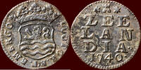 Zeeland Duit 1740 NOORDELIJKE NEDERLANDEN (NETHERLANDS) - REPUBLIEK, 158... 184.08 元 含税 ＋  334.69 元 运费