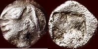1/24 Stater IONIA, PHOKAEA (PHOKAIA) - AR Tetartemorion or circa 521 - 478 BC -