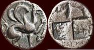 AR 1/8 Stater IONIA, TEOS - or trihemiobol, circa 478 - 449 BC -