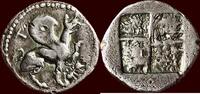 AR 1/8 Stater IONIA, TEOS - or trihemiobol, circa 478 - 449 BC -
