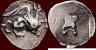 IONIA, TEOS - AR Tetartemorion, circa 478 - 449 BC -