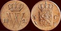 Koninkrijk der Nederlanden 1/2 Cent 1821 NEDERLAND (NETHERLANDS, KINGDOM... 13,805.88 元 含税 ＋  418.36 元 运费