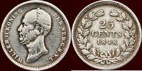 Koninkrijk der Nederlanden 25 Cents NEDERLAND (NETHERLANDS, KINGDOM) - WILLEM II, 1840-1849 - -