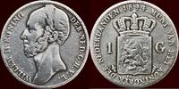 Koninkrijk der Nederlanden 1 Gulden 1844 NEDERLAND (NETHERLANDS, KINGDOM... 627.54 元 含税 ＋  334.69 元 运费