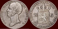 Koninkrijk der Nederlanden 2 ½ Gulden 1843 NEDERLAND (NETHERLANDS, KINGD... 1,966.29 元 含税 ＋  334.69 元 运费