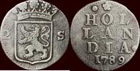 Holland Dubbele wapenstuiver NOORDELIJKE NEDERLANDEN (NETHERLANDS) - REPUBLIEK, 1581-1795 - HOLLAND - 1789, Dordrecht -