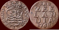 Zeeland Duit NOORDELIJKE NEDERLANDEN (NETHERLANDS) - REPUBLIEK, 1581-1795 - ZEELAND - 1765, Middelburg -