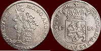 West-Friesland Zilveren dukaat NOORDELIJKE NEDERLANDEN (NETHERLANDS) - REPUBLIEK, 1581-1795 - WEST-FRIESLAND - 1784, Hoorn -