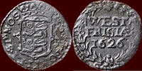 West-Friesland Duit NOORDELIJKE NEDERLANDEN (NETHERLANDS) - REPUBLIEK, 1581-1795 - WEST-FRIESLAND - 1626, Enkhuizen -